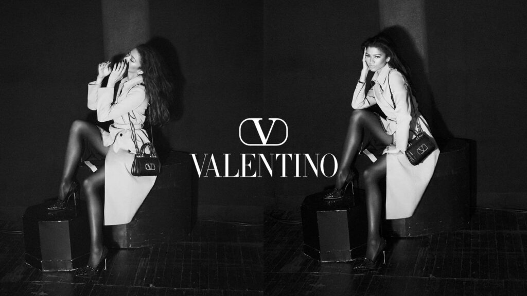 zendaya valentino celebrity brand advertising