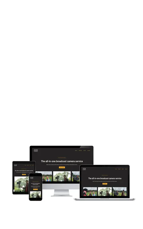 screenshots of macro cymru website in various devices